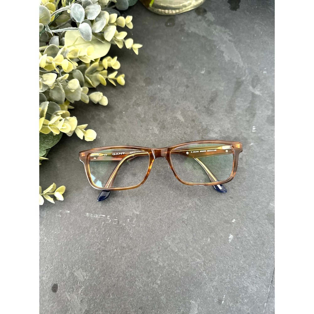 Gant Frames Mens eyeglasses 55-17-145 genuine leather tortoise‎ brown Julian